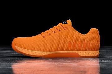 Orange Nobull Neon Orange Men's Trainers | CA F1466D